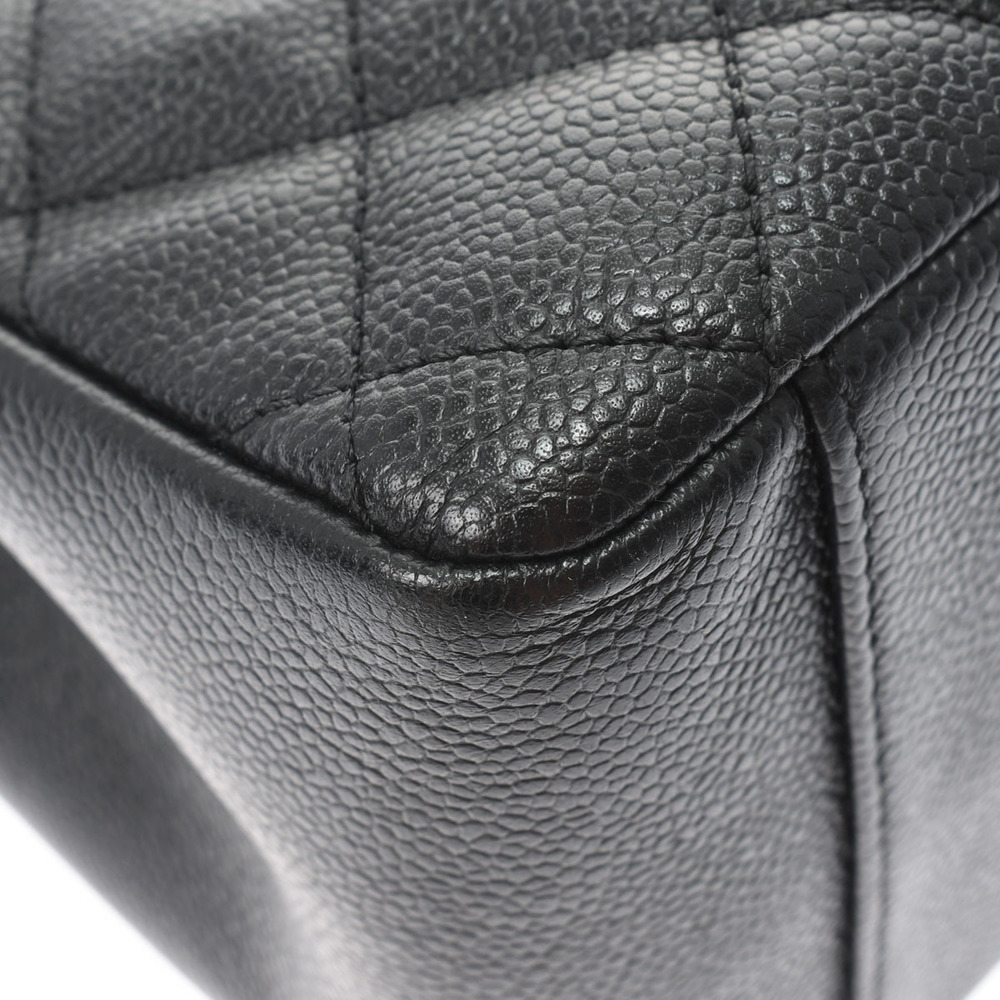 Chanel Matelasse Gst Black Silver Hardware Caviar Skin Tote Bag - Picture 7 of 11